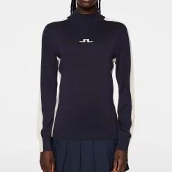 Adia Knitted Sweater Blå