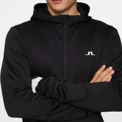 Aerial Full Zip Hood Svart