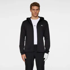 Aerial Full Zip Hood Svart