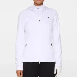 Aerialle Zip Hood Vit