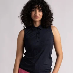 Andrea SL Poloshirt Blå