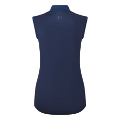 Animal Print Sleeveless Lisle Blå