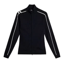 Aubree Knitted Zip Sweater Blå