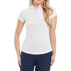 Cap Sleeve Lisle Vit