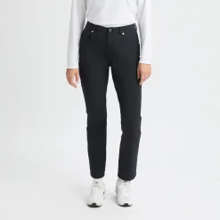 Chie Brushed Pant 32 Svart