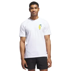 Chip In Nyc Graphic T-Shirt Vit