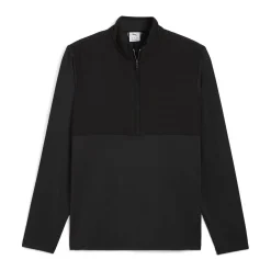 Cloudspun Tech Hybrid 1/2 Zip Svart