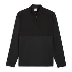 Cloudspun Tech Hybrid 1/2 Zip Svart