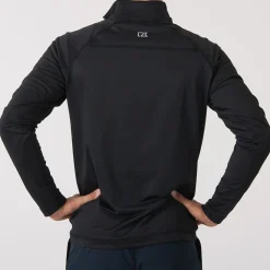 Coos Bay Half-Zip Svart
