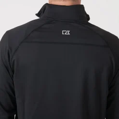 Coos Bay Half-Zip Svart