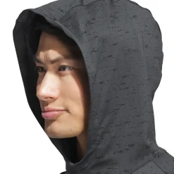 Core Print Hoodie Svart