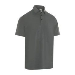 Emea Ss Ventilated Jacquard Polo Svart