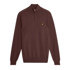 Golf Quarter Zip Merino Jumper Rosa