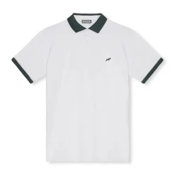 Golf Tech Polo Vit Grön