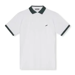 Golf Tech Polo Vit Grön