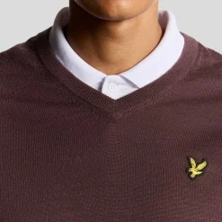 Golf V Neck Pullover Rosa