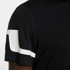Heath Regular Fit Golf Polo Svart