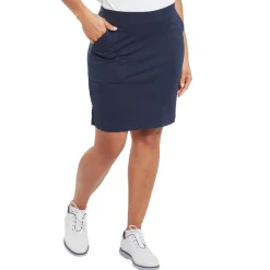 Interlock Skort - Long Blå
