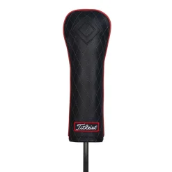 Jet Black Leather Headcover Hybrid