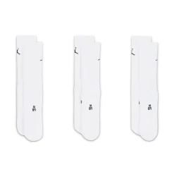 Jordan Everyday Crew Socks 3 Pairs Vit