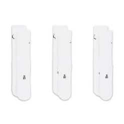 Jordan Everyday Crew Socks 3 Pairs Vit