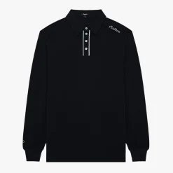 JP LS Cotton Modal Pique Svart