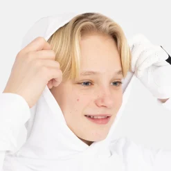 Jr Tech Hood Vit