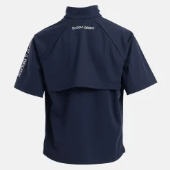 Jr Windbreaker SS 1/4 Zip Blå