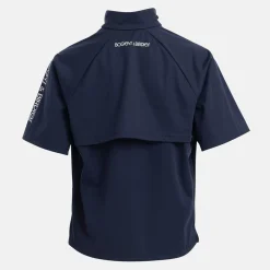 Jr Windbreaker SS 1/4 Zip Blå