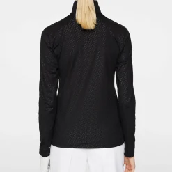 Lauryn Quarter Zip Mid Layer Svart