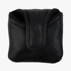 Leather Headcover Putter Mallet Svart