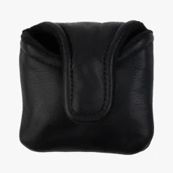 Leather Headcover Putter Mallet Svart