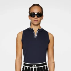 Leya Sleeveless Top Blå