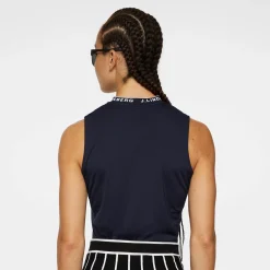Leya Sleeveless Top Blå