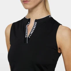 Leya Sleeveless Top Svart