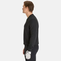 Ls V-Neck Merino Grå