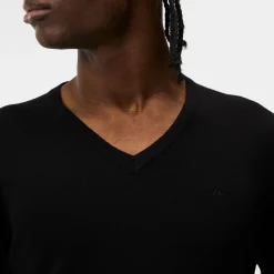 Lymann Merino V-Neck Sweater Svart