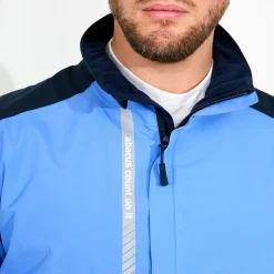 M Links Stretch Rainjacket Blå