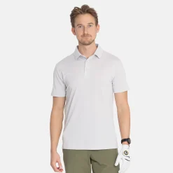 M Tech Solid Pique Knit Grå