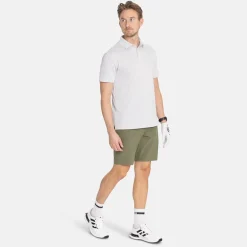M Tech Solid Pique Knit Grå
