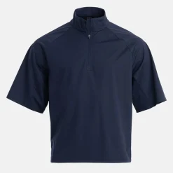 M Windbreaker SS 1/4 Zip Blå