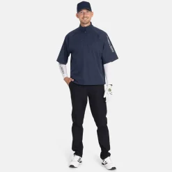 M Windbreaker SS 1/4 Zip Blå