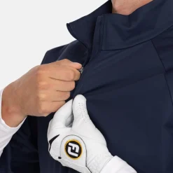M Windbreaker SS 1/4 Zip Blå