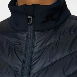 Madde Quilt Hybrid Vest Blå
