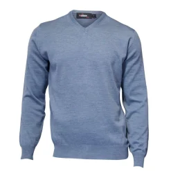 Merino V-Neck Blå
