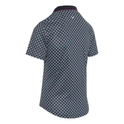 Mini Geo Floral Ss T Blå