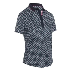 Mini Geo Floral Ss T Blå