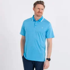 Mini Stripe Polo Blå