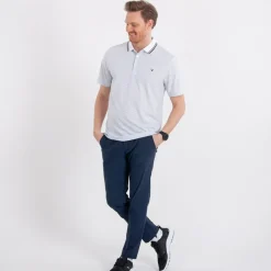 Mini Stripe Polo Vit