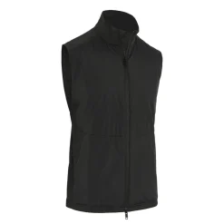 Mixed Media Vest Svart